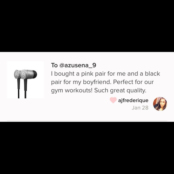 Pink Wearable magnetic Bluetooth earphones - Picture 4 of 7